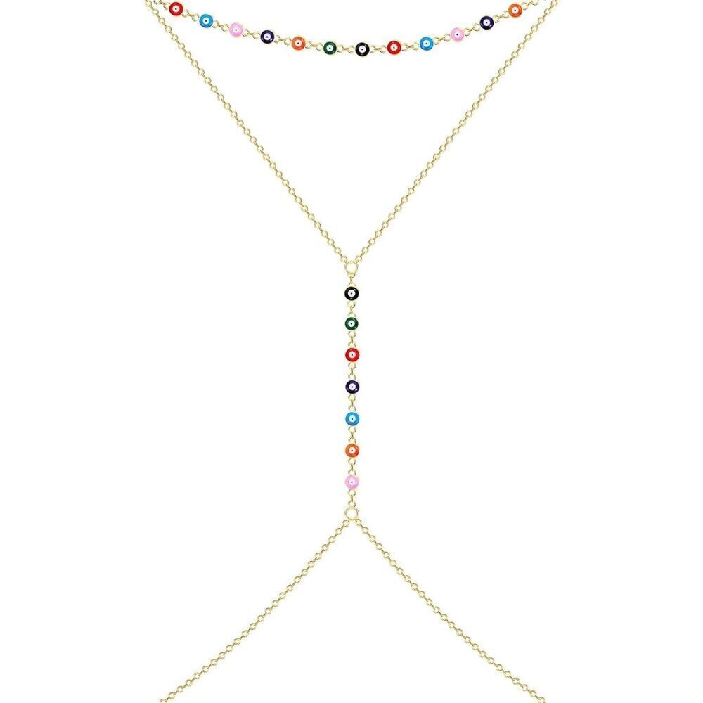 🆕Layered Waist Chain for Women Beaded Body Jewelry Christmas Trendy Gift Idea